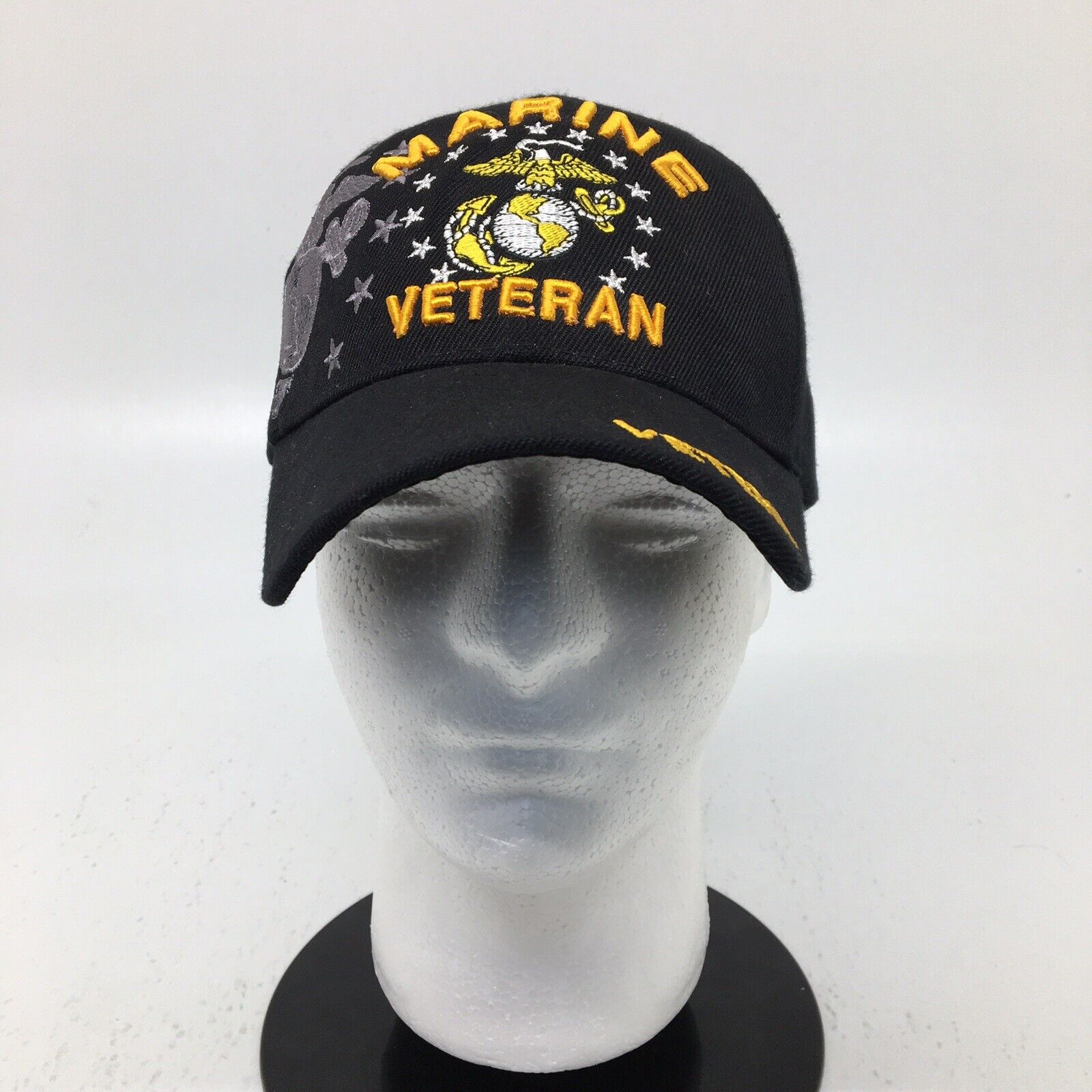 Marine Veteran Strap Back Baseball Cap Hat